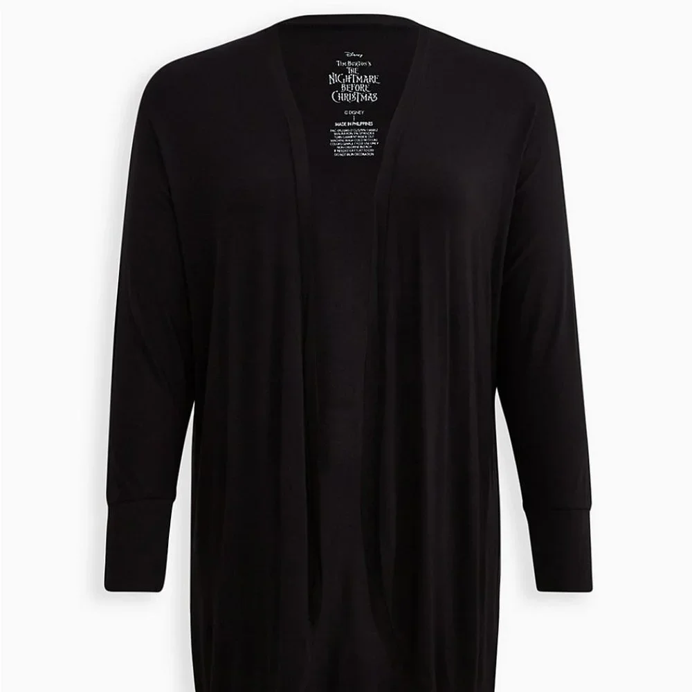 NWT TORRID DISNEY NIGHTMARE BEFORE CHRISTMAS JACK SKELLINGTON CARDIGAN HALLOWEEN - Picture 8 of 10